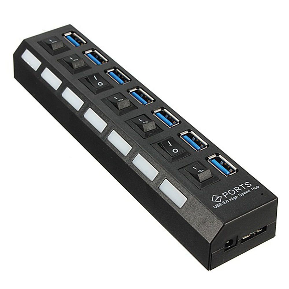 Aktywny hub usb rozdzielacz 7 portów USB 3.0