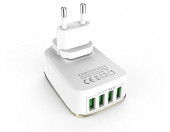 Szybka ładowarka sieciowa Ldnio 4.4A 4 porty USB – zdjęcie 3