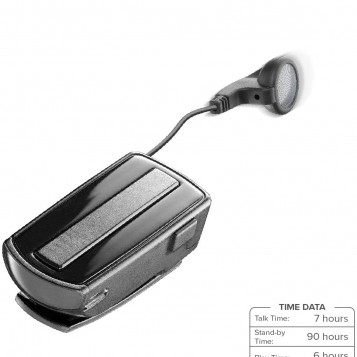 Bezprzewodowa słuchawka Bluetooth Cellularline Roller Clip