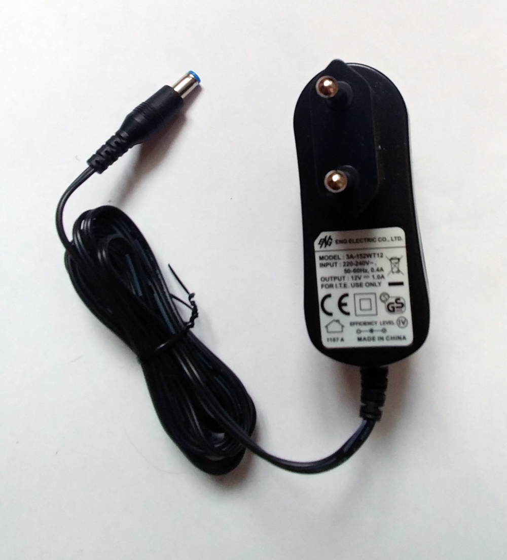 Zasilacz do kamer 12V 1.0A 5.5-2.1 3A-152WT12