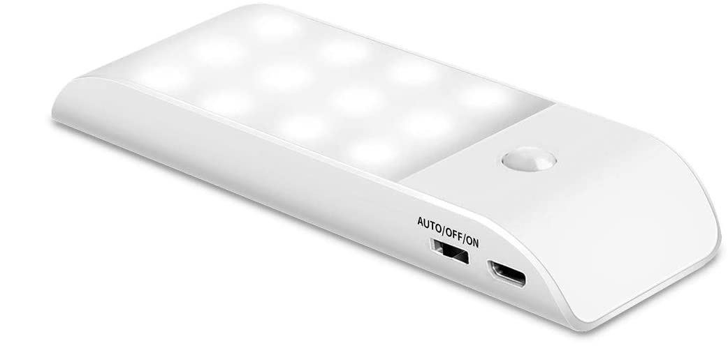 Czujnik ruchu lampka nocna LED OMERIL na magnes USB