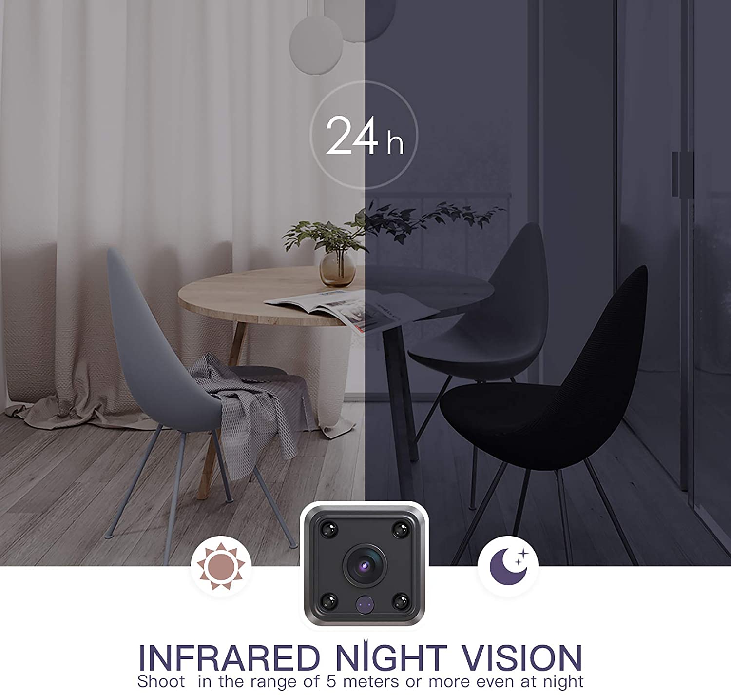 Mini kamera szpiegowska OWSOO HD 1080P WiFi
