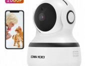 Niania elektroniczna wideo OWSOO 1080P WiFi biała – zdjęcie 2