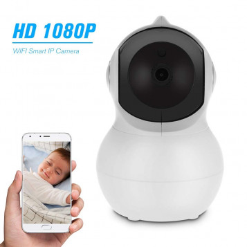 Niania elektroniczna wideo OWSOO 1080P WiFi biała