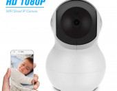 Niania elektroniczna wideo OWSOO 1080P WiFi biała – zdjęcie 1