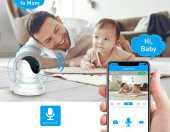 Niania elektroniczna wideo TENVIS TH661D 1080P WiFi – zdjęcie 3