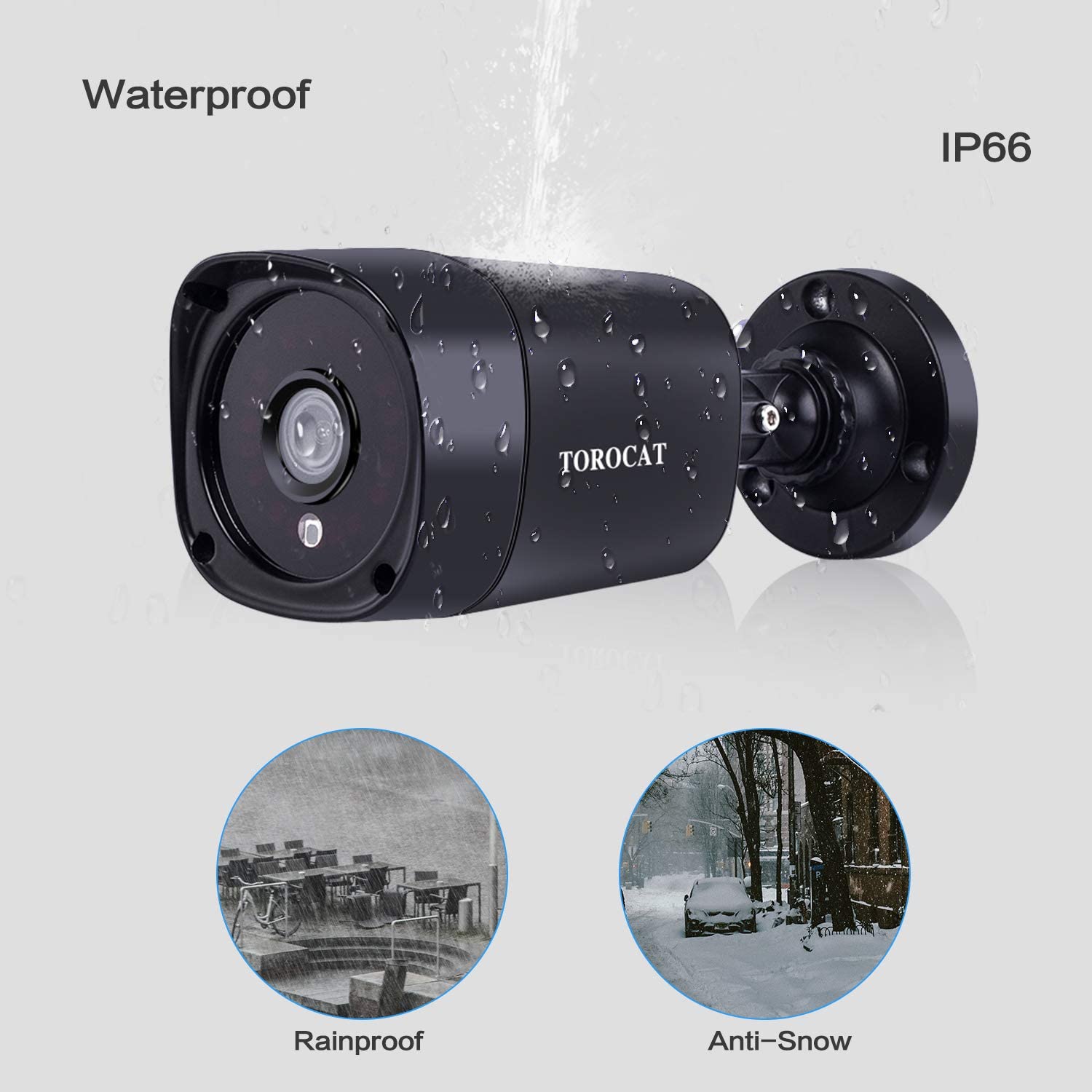 Kamera monitoringu IP TOROCAT 2MP 1080P CCTV PoE H.265+