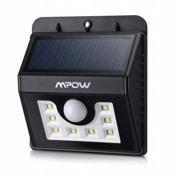 Lampa solarna 8 LED czujnik ruchu MPOW