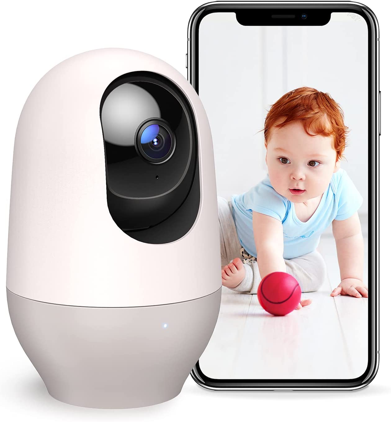 Niania elektroniczna IP nooie IPC100 1080P 360 WiFi Alexa