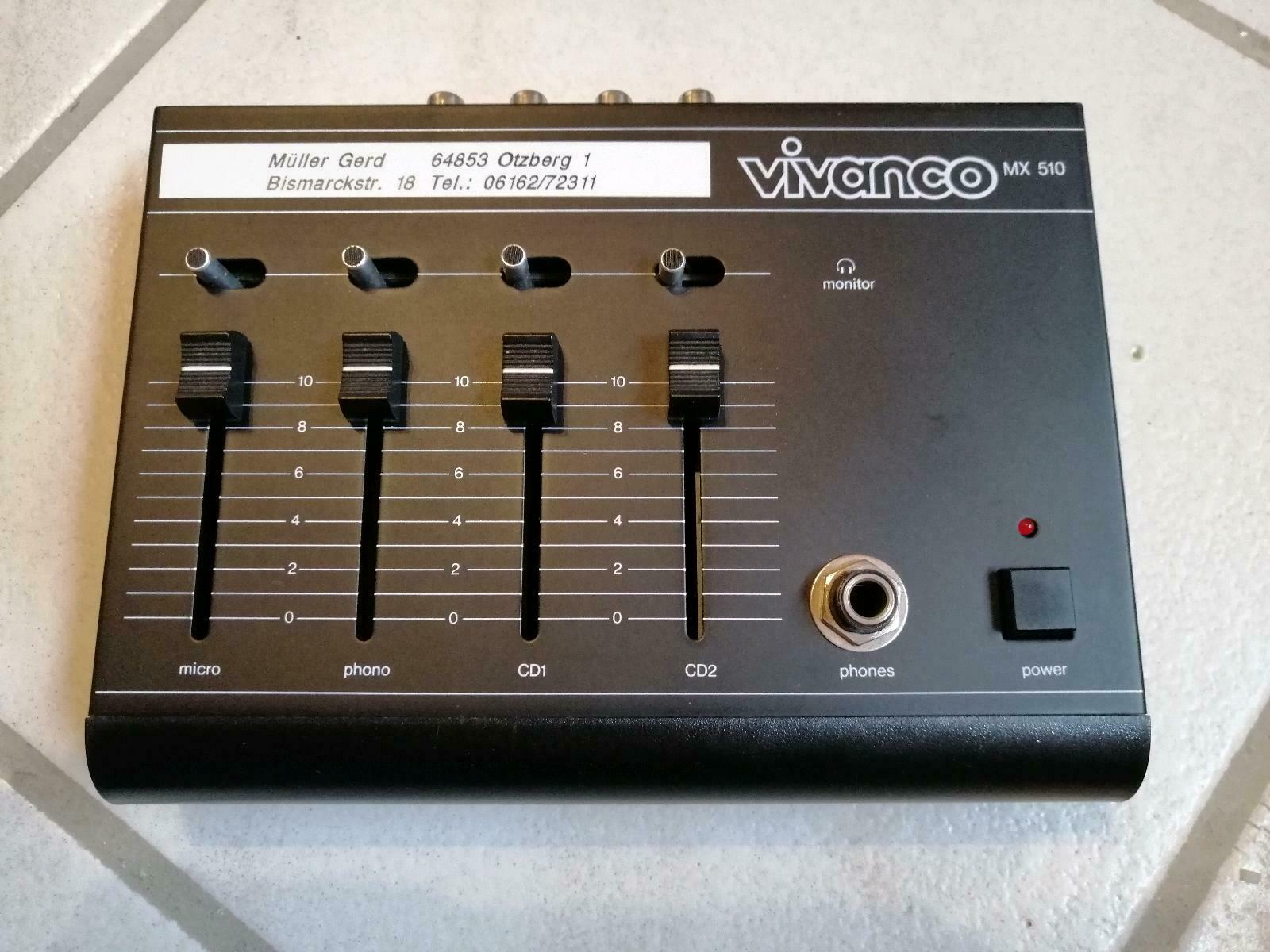 Analogowy mikser 4-kanałowy Vivanco MX 510