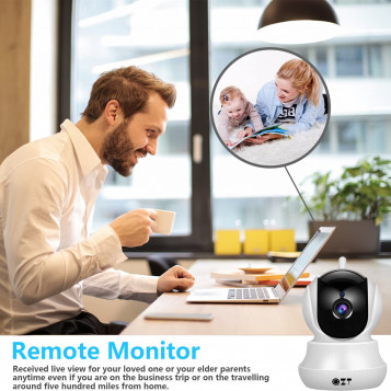 Niania elektroniczna IP QZT Home SP020 720P WiFi iOS Android