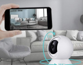 Niania elektroniczna IP Houzetek 1080P kamera WiFi – zdjęcie 2