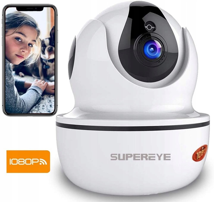 Niania elektronicza IP SUPEREYE D2 1080P HD WIFI BLUETOOTH