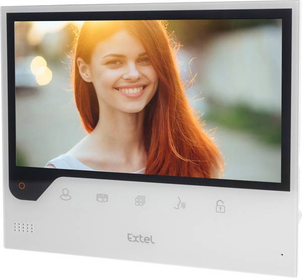 Monitor LCD do wideodomofonu domofonu Extel 720308 IP WiFi