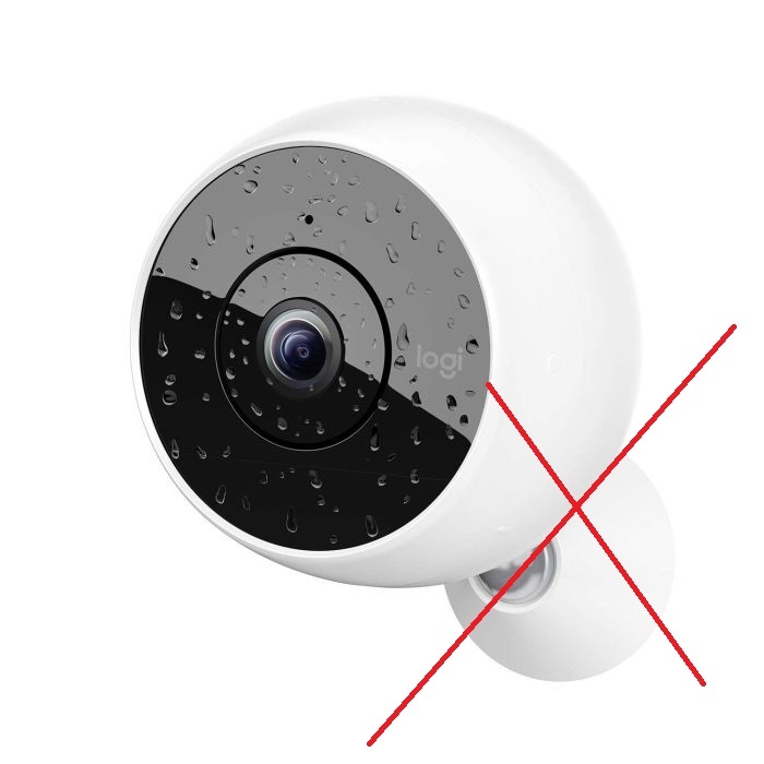 Kamera bez akumulatora IP Logitech Circle 2 wodoodporna bezprzewodowa