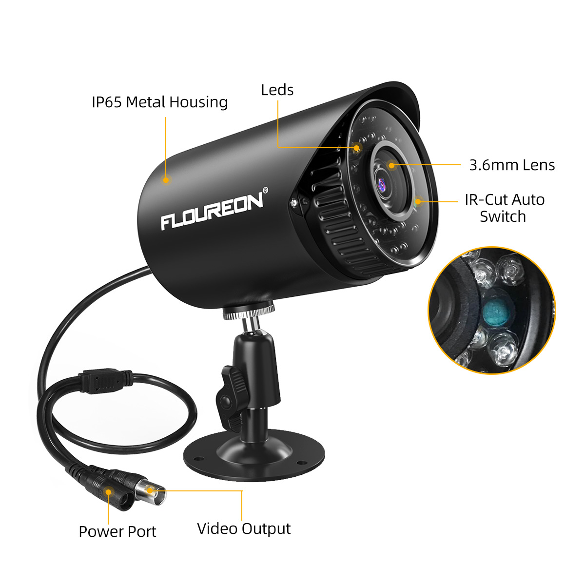 Dodatkowa kamera do monitoringu Floureon A516A 720P