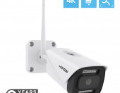 Kamera tubowa IP H.VIEW HV-WF800A1 8MP IP WiFi H.265+ 256GB SD – zdjęcie 1