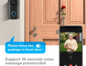 Wideodomofon domofon bezprzewodowa kamera HD WiFi iOS Android – zdjęcie 3