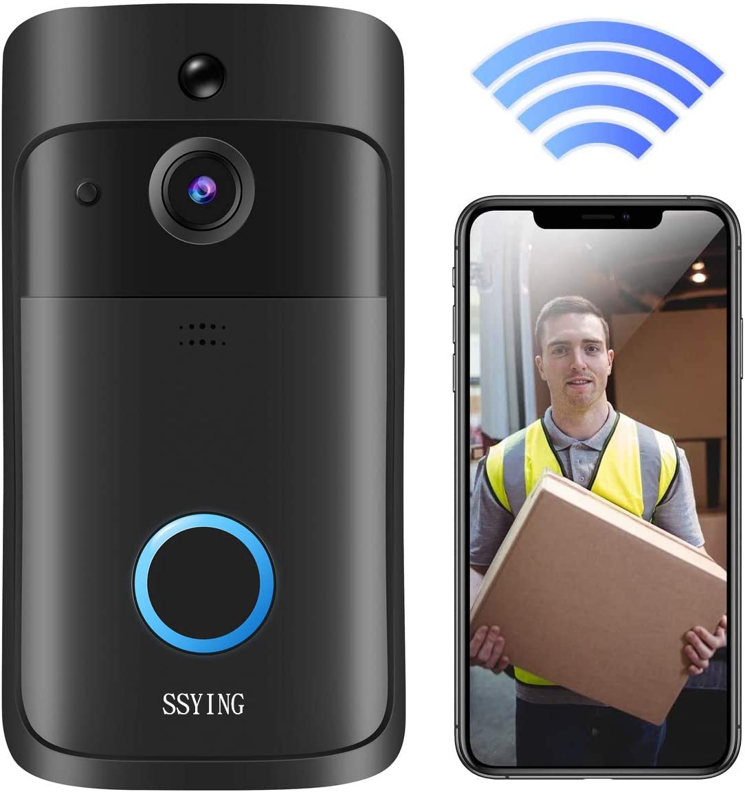 Wideodomofon domofon bezprzewodowa kamera HD WiFi iOS Android