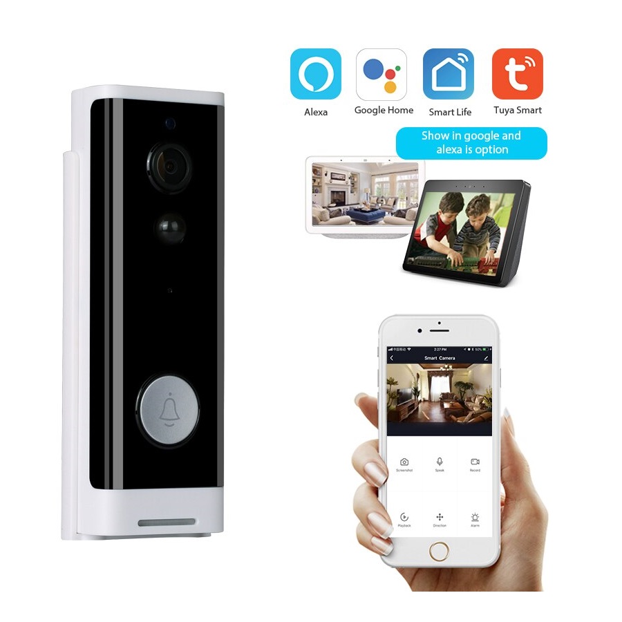 Wideodomofon kamera do drzwi Tuya Smart Life 1080P Alexa