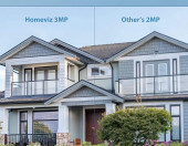 Zewnetrzna kamera tubowa Homeviz 2K WiFi CCTV IP66 OB10 – zdjęcie 2