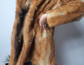 Naturalne damskie futro z rudego lisa – zdjęcie 4
