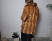 Naturalne damskie futro z rudego lisa – zdjęcie 1
