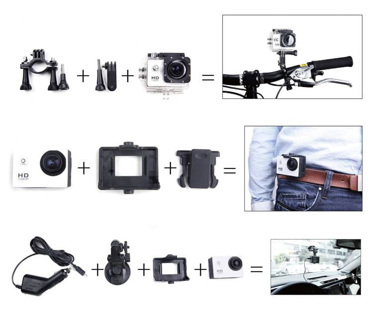 Kamera sportowa SJ5000 LCD 2 cala Wifi Full Hd