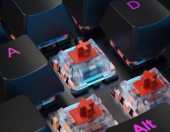 Klawiatura przewodowa mechaniczna gamingowa Aukey KM-G12 RGB Red – zdjęcie 2