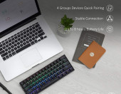 Klawiatura przewodowa mechaniczna gamingowa Obins Anne Pro 2 Red – zdjęcie 3
