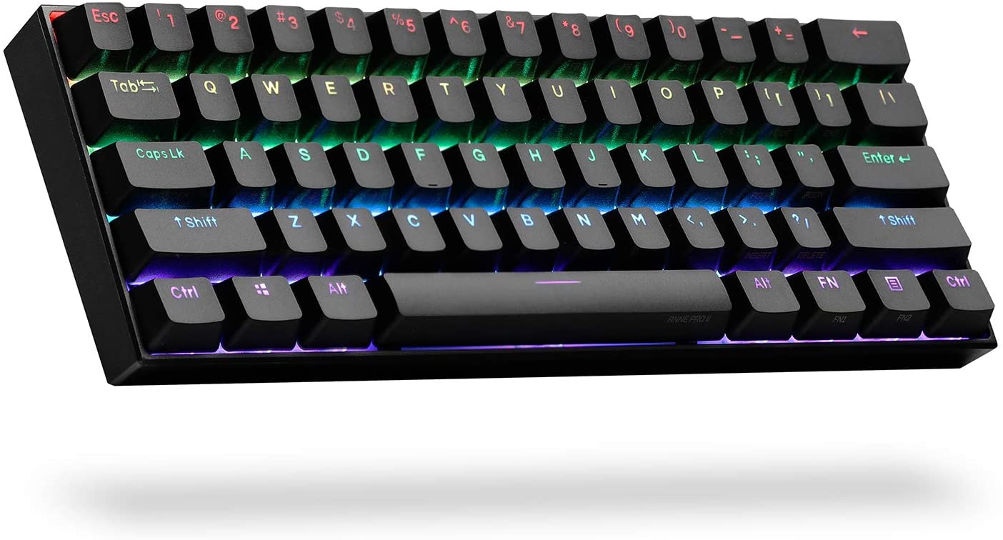 Klawiatura przewodowa mechaniczna gamingowa Obins Anne Pro 2 Red