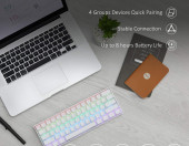 Klawiatura przewodowa mechaniczna gamingowa Obins Anne Pro 2 White Biała – zdjęcie 3