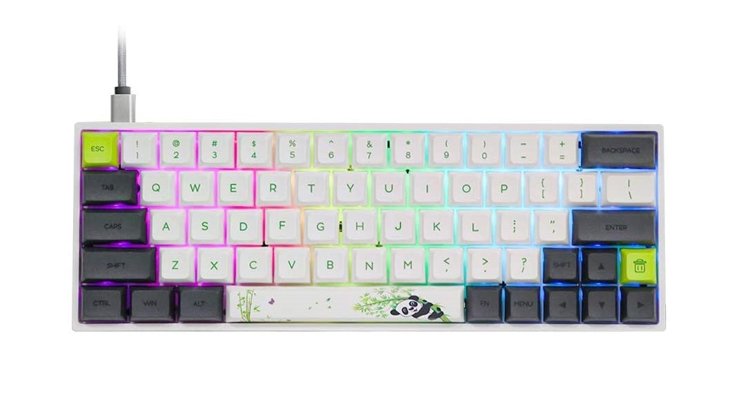 Klawiatura mechaniczna przewodowa gamingowa EPOMAKER Skyloong SK64 Black