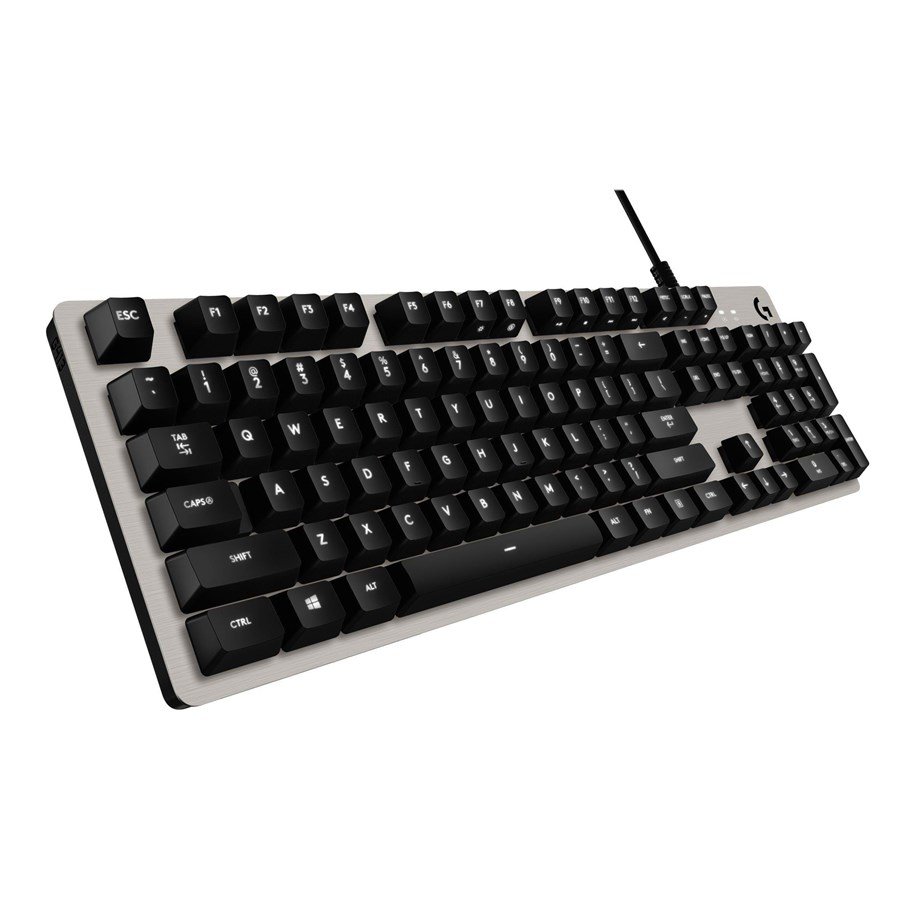 Klawiatura mechaniczna przewodowa gamingowa Logitech G413 Silver Tactile
