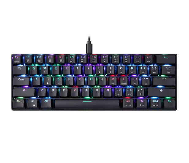 Klawiatura mechaniczna przewodowa gamingowa Motospeed CK61 Kalih White