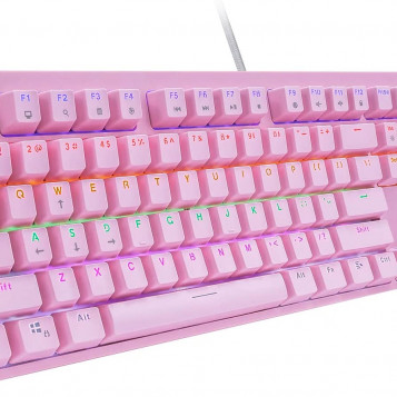 HUO JI BT-855 USB LED Red – klawiatura mechaniczna (używany)