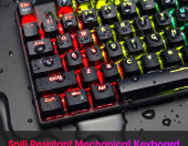 Klawiatura mechaniczna przewodowa gamingowa PICTEK PC244 USB RGB – zdjęcie 2