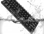 Klawiatura mechaniczna gamingowa DIERYA DK61 RGB 60% wodoodporna PBT Blue – zdjęcie 2