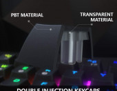 Klawiatura mechaniczna gamingowa DIERYA DK61 RGB 60% wodoodporna PBT Blue – zdjęcie 3