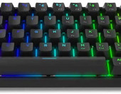 Klawiatura mechaniczna gamingowa DIERYA DK61 RGB 60% wodoodporna PBT Blue – zdjęcie 1