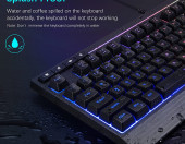 Klawiatura membranowa przewodowa gamingowa Topmate KM11 RGB – zdjęcie 3