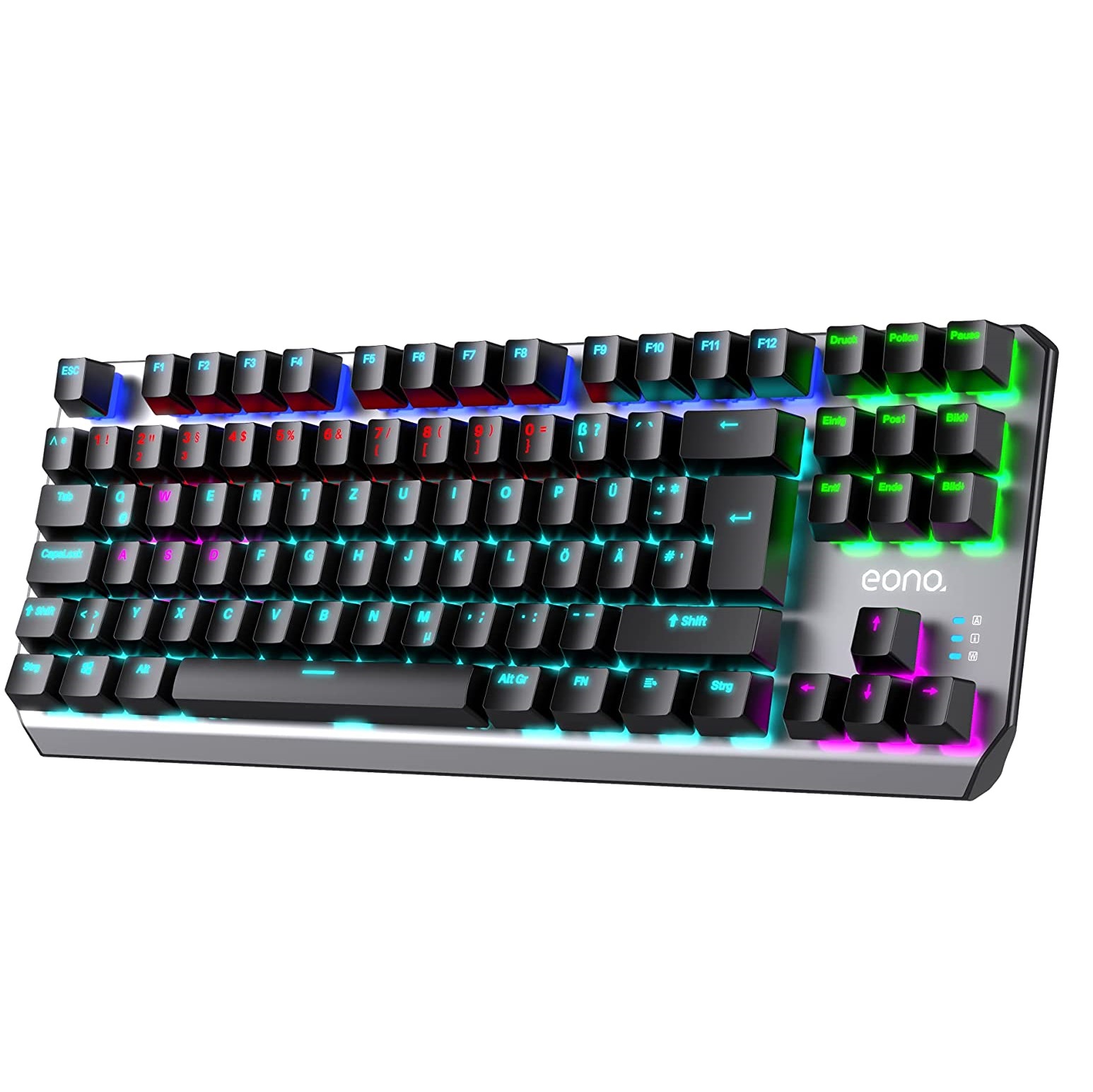 Klawiatura mechaniczna przewodowa gamingowa Eono Blue Switch