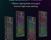 Klawiatura mechaniczna przewodowa gamingowa CP3 RGB Anti-Ghosting Blue – zdjęcie 2