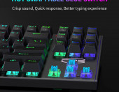 Klawiatura mechaniczna przewodowa gamingowa CP3 RGB Anti-Ghosting Blue – zdjęcie 3