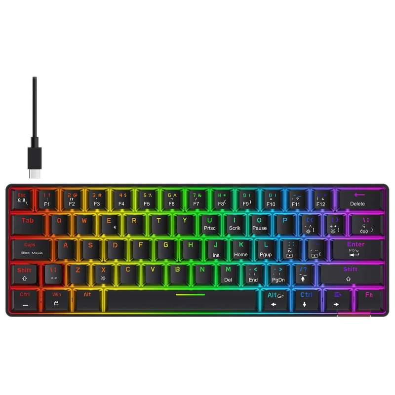 Klawiatura mechaniczna przewodowa Havit KB611CM RGB