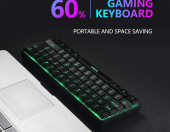 Klawiatura mechaniczna przewodowa gamingowa RedThunder G62 Blacklit RGB – zdjęcie 3