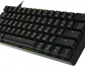 Klawiatura mechaniczna gamingowa HK Gaming GK61v2 RGB Gateron Silver – zdjęcie 2
