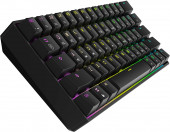 Klawiatura mechaniczna gamingowa HK Gaming GK61v2 RGB Gateron Silver – zdjęcie 3