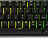 Klawiatura mechaniczna gamingowa HK Gaming GK61v2 RGB Gateron Silver – zdjęcie 1