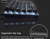 Klawiatura mechaniczna gamingowa Ajazz Geek AK33 RGB Brown Switch – zdjęcie 2